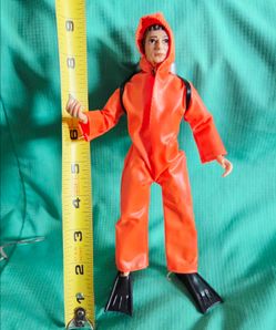 A MEGOs Action Jackson
Figure VINTAGE,Loose ,NEAR MINT SHAPE, The Frog Outfit