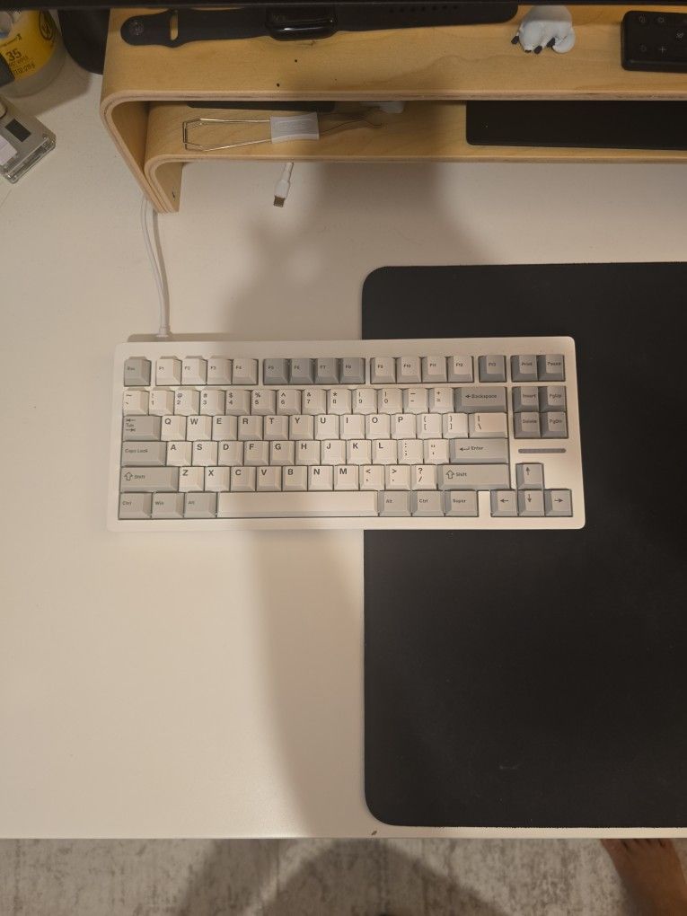 Custom Wooting80HE w/ White zinc alloy case