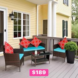 New inbox patio set (we finance and deliver)($54 down,90 day no interest payment plan)