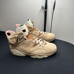 Travis Scott Air Jordan 6 British Khaki Size 9.5