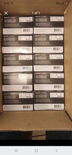 Xl and L Nitrile Gloves