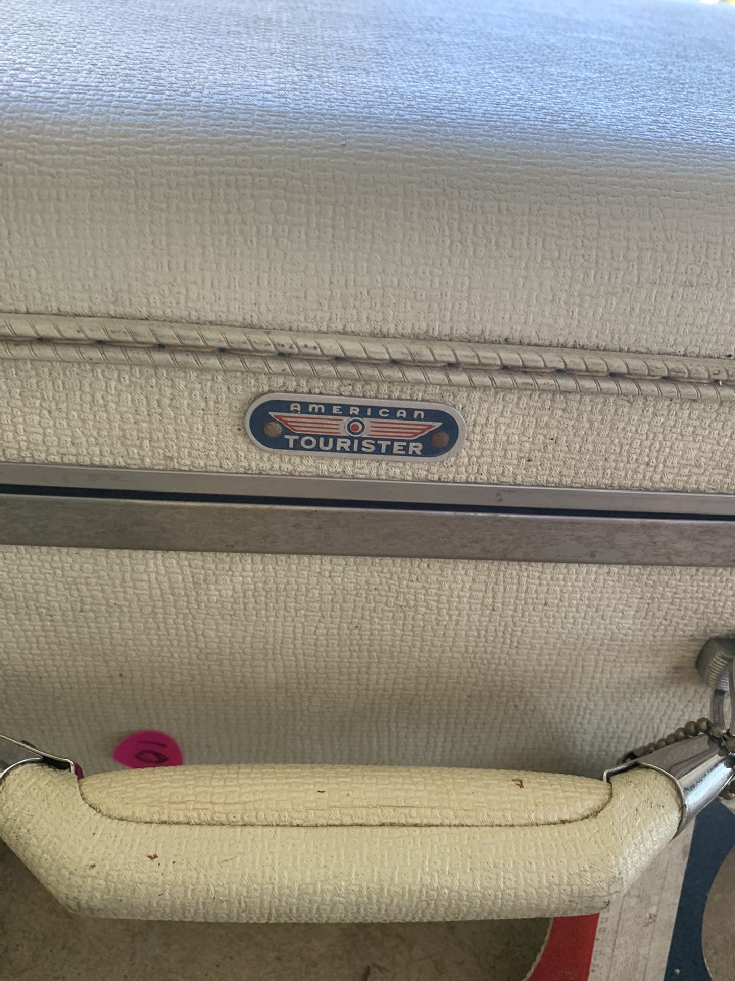 Old hard case suitcase