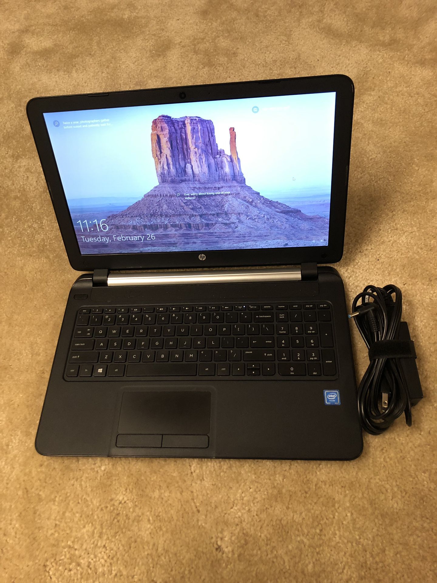 Barely Used HP 15 Notebook PC (Computer)