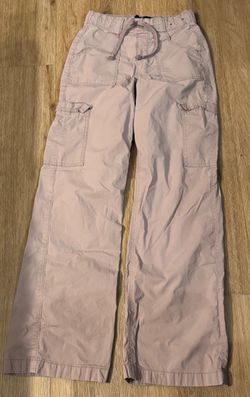 Hollister Light Purple”ish”  Cargo Pants with Drawstring Waist