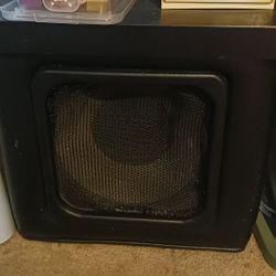 Black End Table Speakers