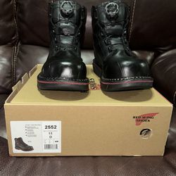 Red Wing Shoes Style 2552 Size 11 D , Waterproof, Safety Shoes, EH, Oil/ Slip Resistant 