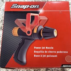 NEW! Snap On Power Jet Washer 3/4'' connector pressure Low/High Water Flow