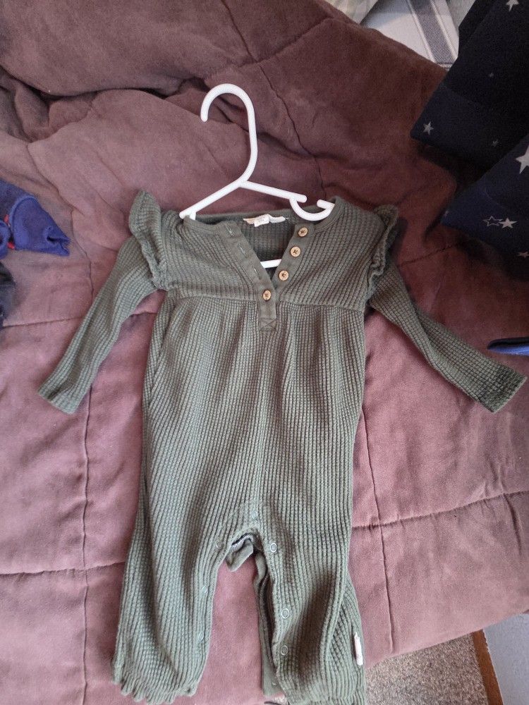 Burts Bees Waffle Knit Bodysuit