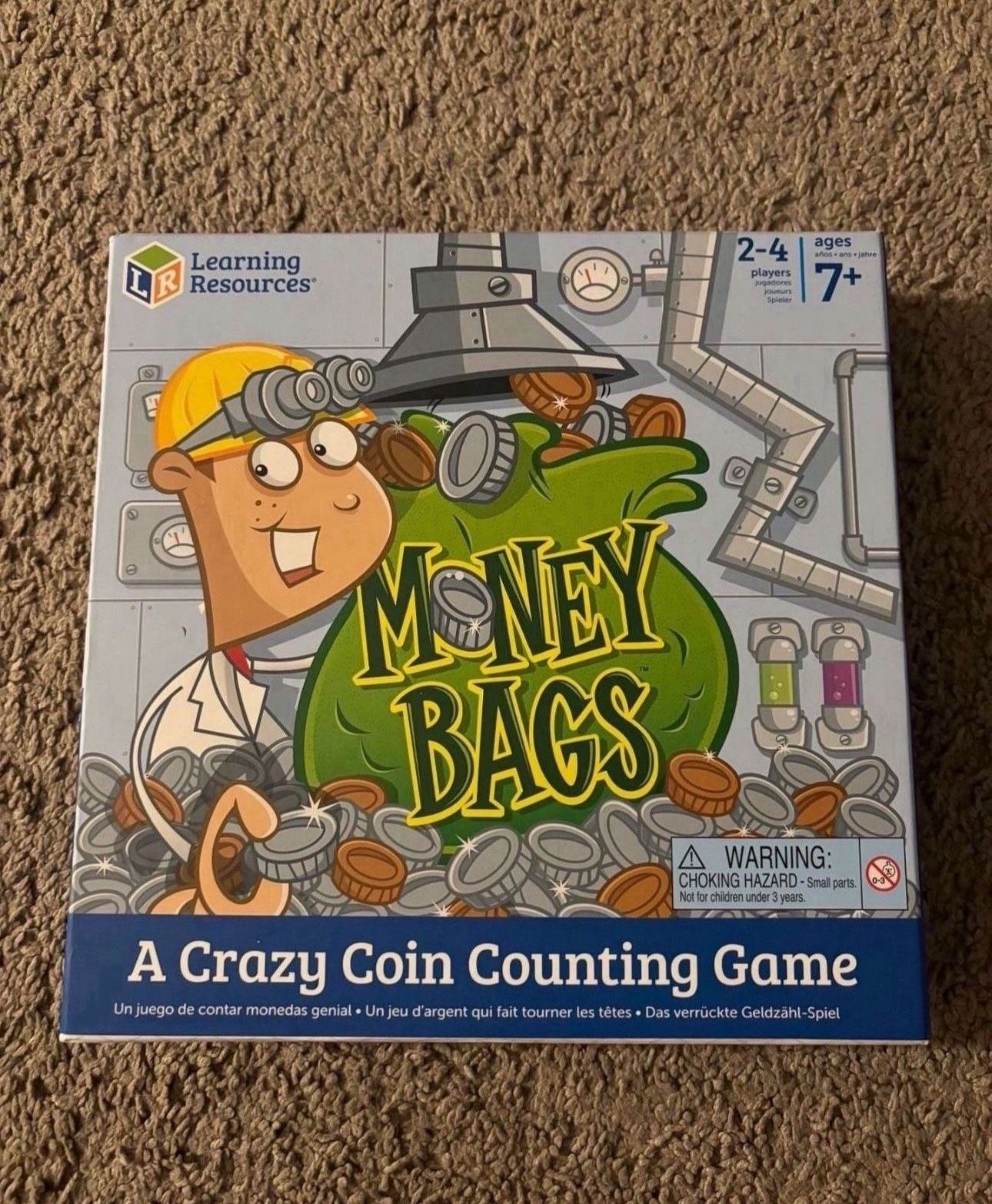 Learning Resources Money Bags Coin Value Game