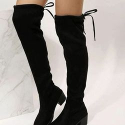 Black Boots Size 8 & 9