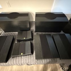 Jamo THX 5.2 Home Theater Speaker System + Dual Subwoofers + Adcom Amp (WILLING TO TAKE OFFERS) FREE DELIVERY 