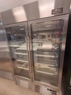 SubEquip Glass door refrigerator