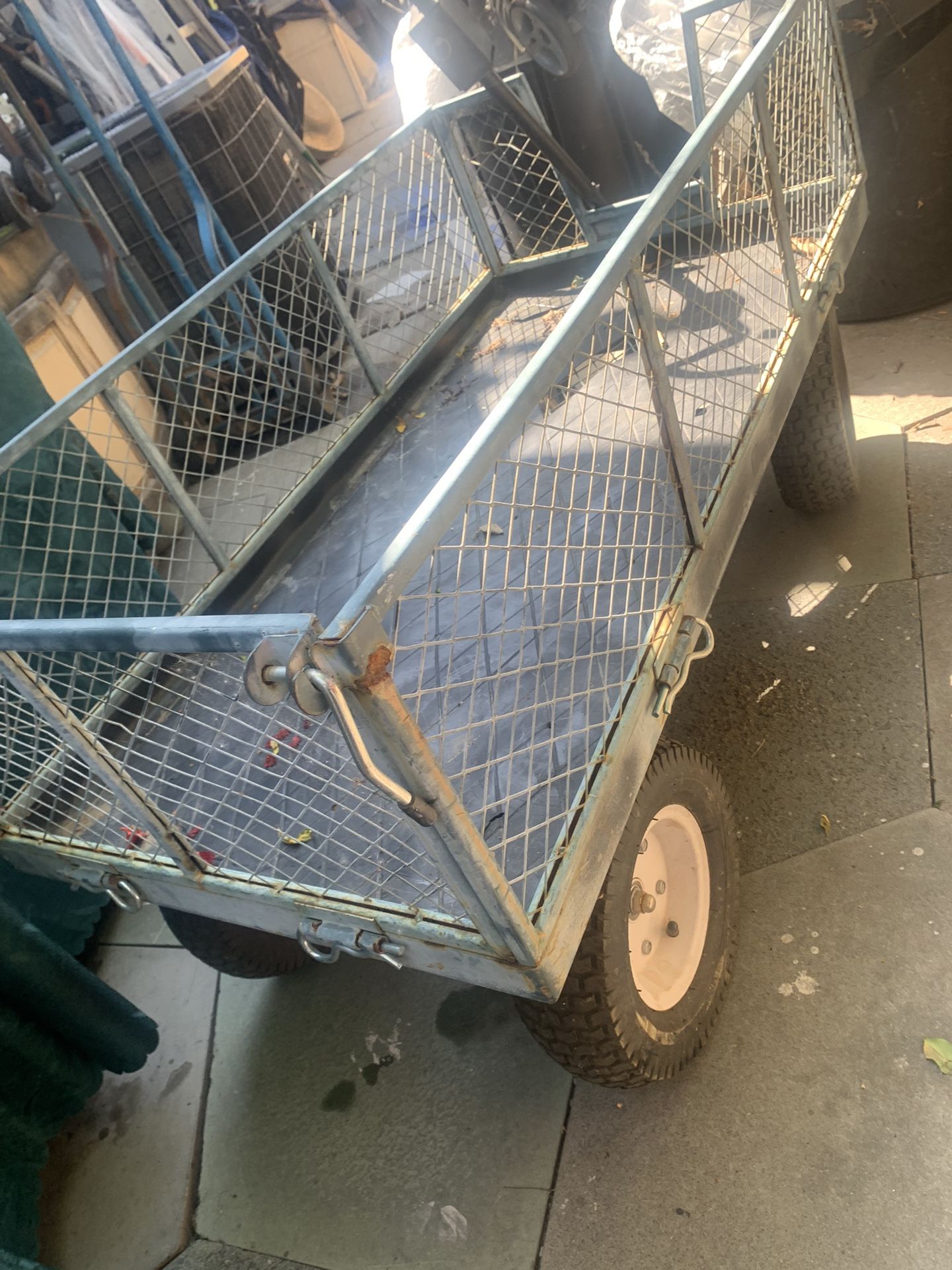 Carrito De Metal Con Redilas
