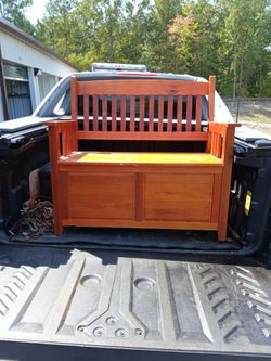 Bench and storage chair for sale