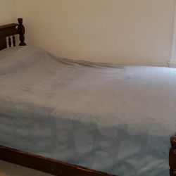 Queen Sized Wooden Bed Frame 