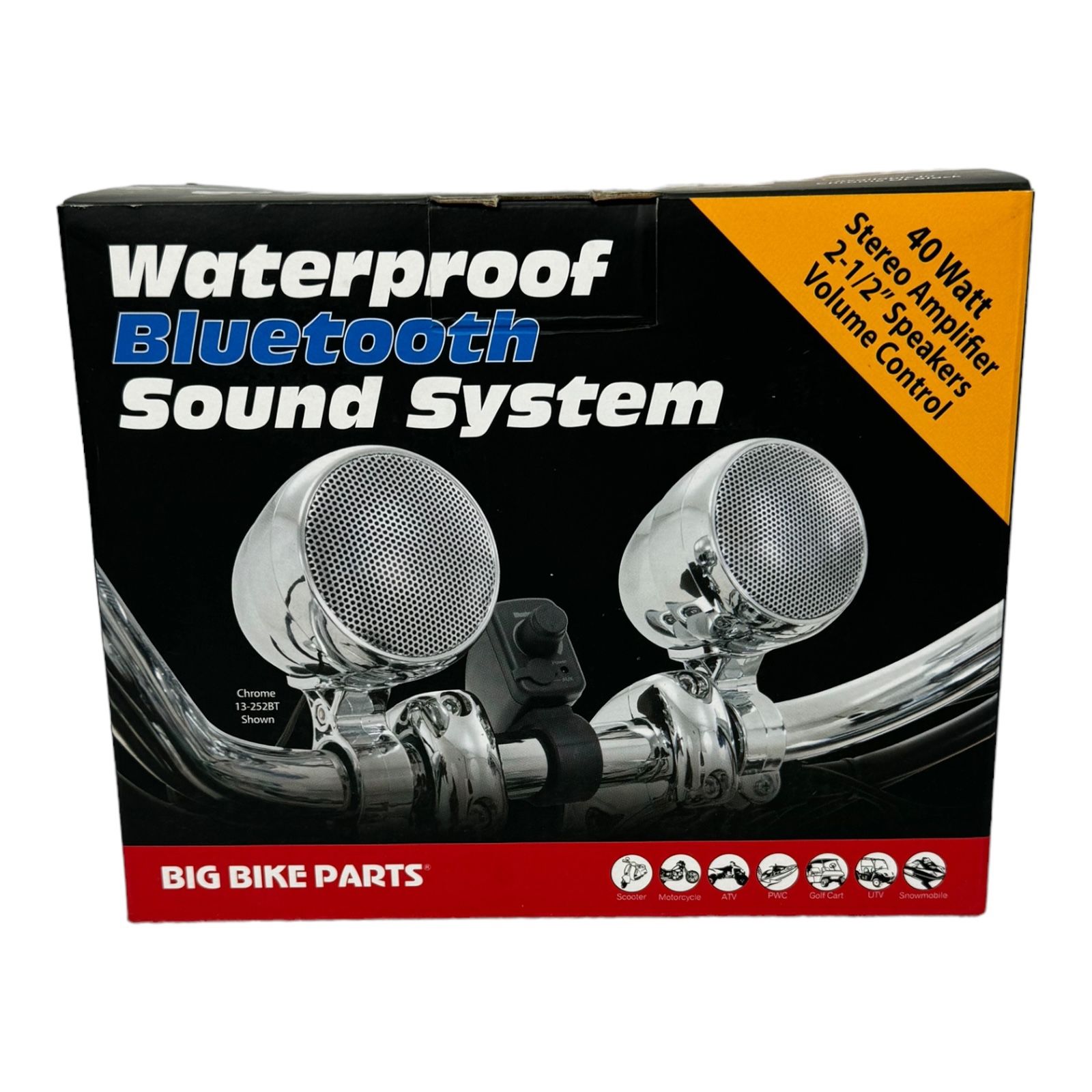 Waterproof Bluetooth Sound System Complete with Speakers