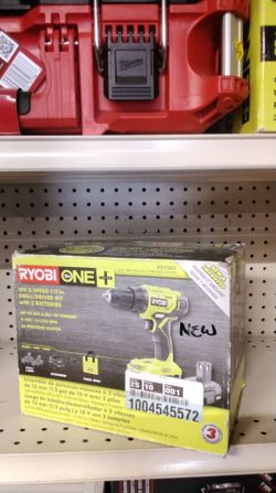 RYOBI ONE + 18V 2 - SPEED 1/2 IN. DRILL/DRIVER KIT WITH 2 BATTERIES