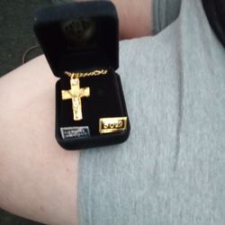 Men Or Women's Gold-plated Jesus Real Diamond Necklaces