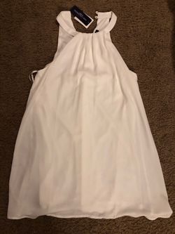 Juniors dress, white