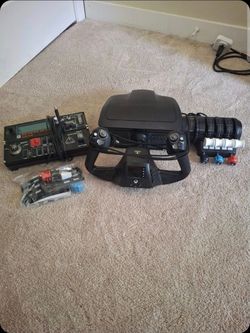 Turtle Beach VelocityOne Flight Yoke, Logitech Flight Multi Panel, Logitech Flight Switch Panel