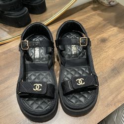 Chanel Black sandals