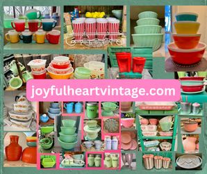 Shop Online For Vintage Pyrex, Jadeite, Hand Painted Furniture 