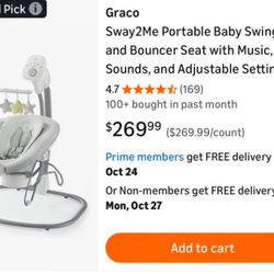 Sway2Me Graco Baby Swing