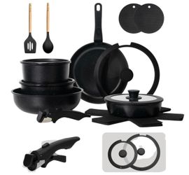 Carote  Cookware  Set , detoachable handle, No Original Box