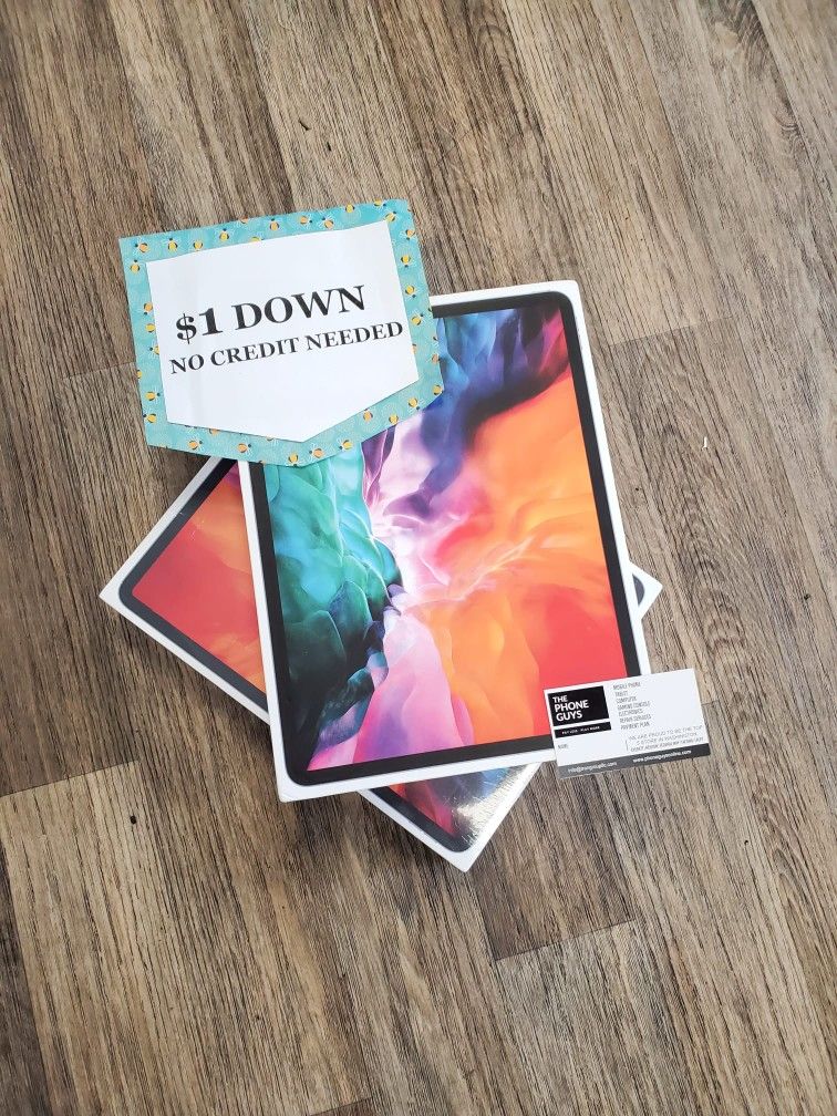 Apple IPad Pro 12.9 4th Gen - Pay $1 DOWN AVAILABLE - NO CREDIT NEEDED