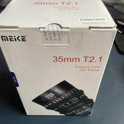 Meike 35mm T2.1 S35 Cinema Lens EF