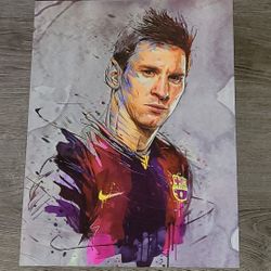 Ronaldo Vs Messi 3D Holographic Lenticular Soccer Poster