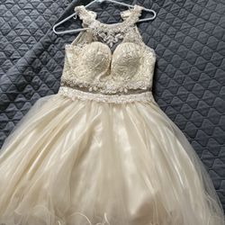Medium Light gold dress 