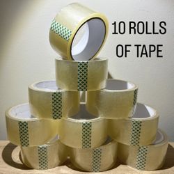 PACKING TAPE - 10 ROLLS ( Shipping Supplies