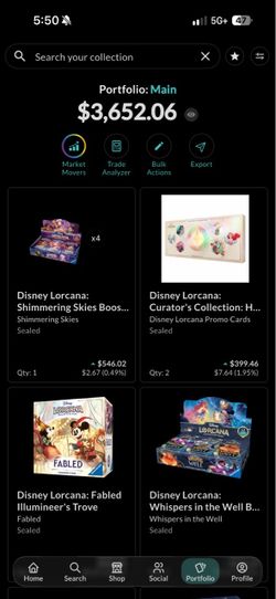 Lorcana sealed collection