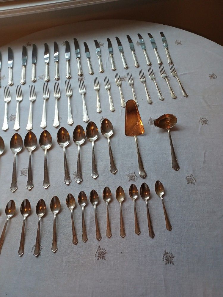 64 PIECE GENSE GAB SWEDISH EXTRA PLATED NICKEL SILVER PLATE IMANS ALP