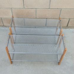 Shoe Racks Pre-owned Good Condition, Please Read The Description,  *Lot Of 2* 