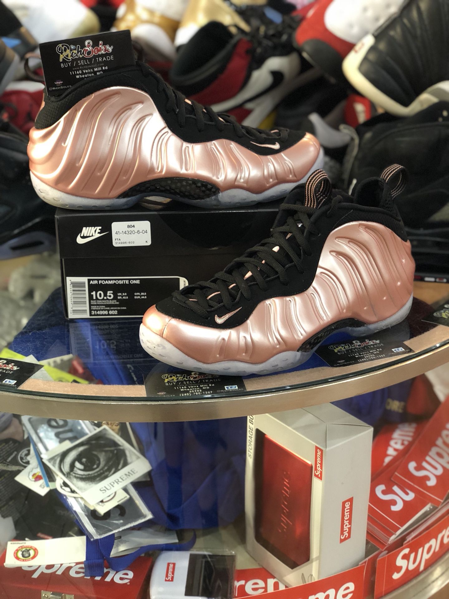 Air Foamposite One Rust Pink size 10.5