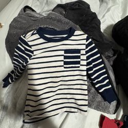 Cat & Jack 2T Striped Long Sleeve Shirt