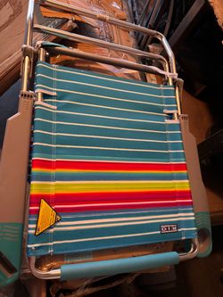New RIO Brand Folding Beach Chair for ($35)