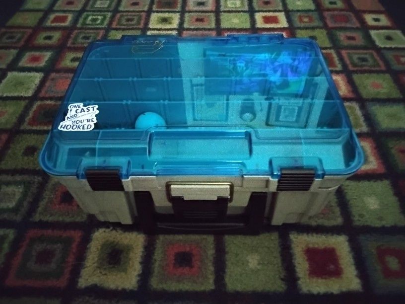 Plano Tackle Box W/Lures,Tackle,Reels
