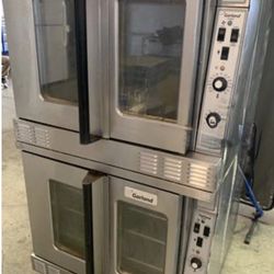 Double convection gas oven made by garland