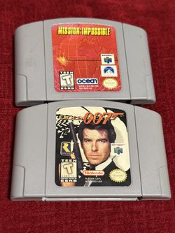 007 Goldeneye & Missions Impossible Nintendo 64