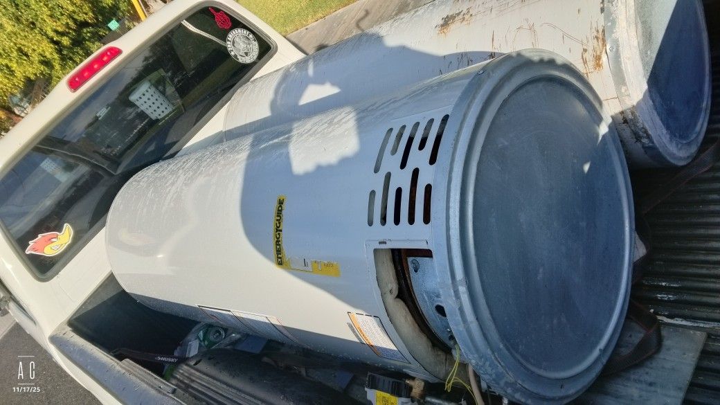 2 Water Heaters 40/50gallon