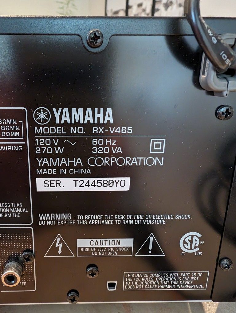 Yamaha HDMI Dolby Reciever
