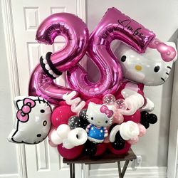 Hello Kitty Balloon Arrangement