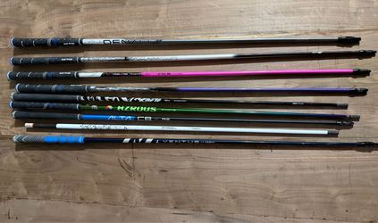 Variety of golf shafts