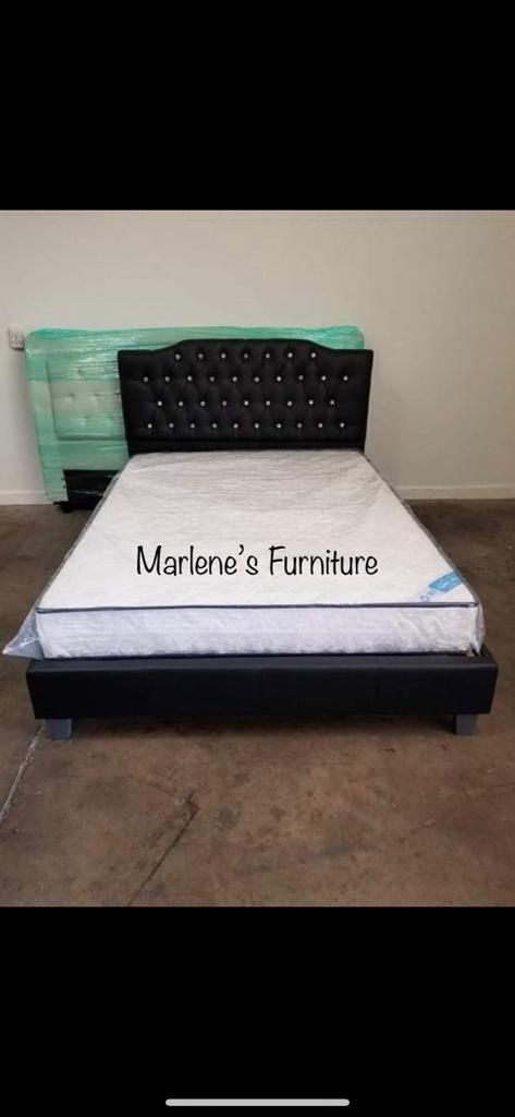 Queen Bed With Bamboo Mattress