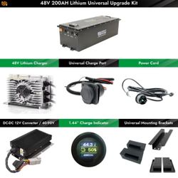 48v 200ah Lithium Battery (lifepo4) Upgrade Kit / Golf Cart Battery