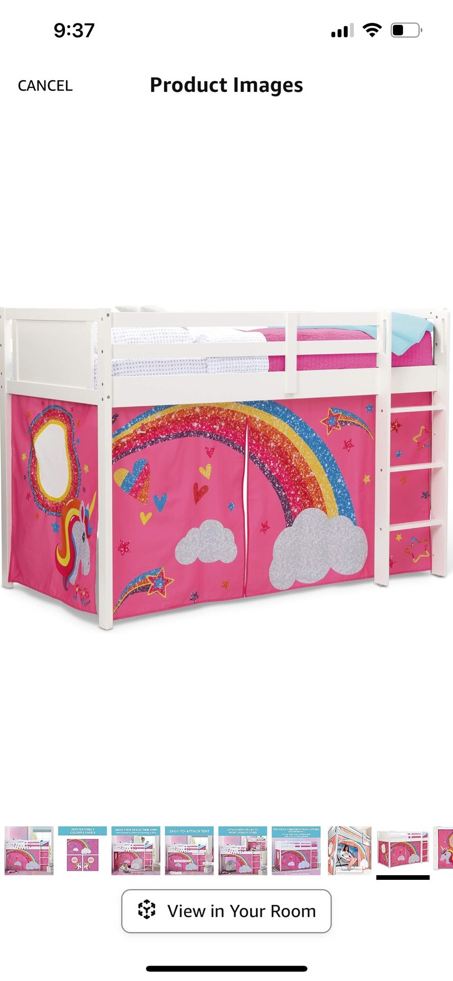 Jojo Siwa Loft Bed Tent 