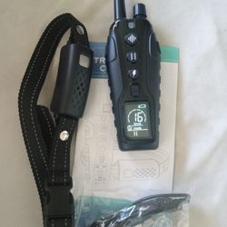 TRAINING COLLAR DOG WITH SHOCK VIBRATE  BEEP REMOTE CONTROL 2500FT RANGE WATERPROOF COLLAR 